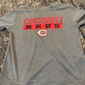 Genuine Merchandise Cincinnati Reds Kids Tee - Gray and Red